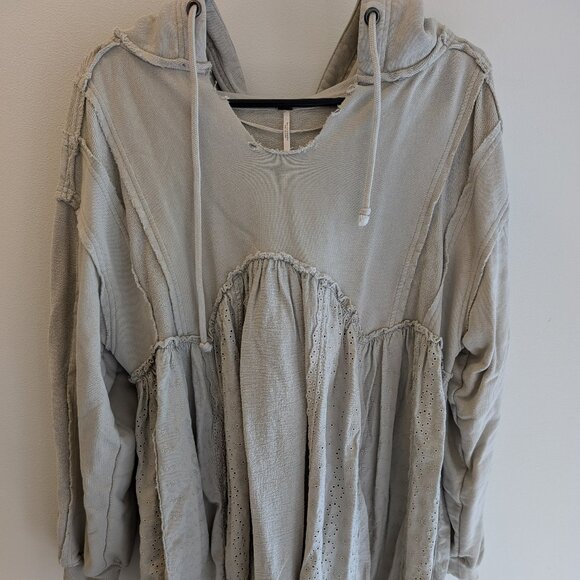 Free People Oversized Sweater – XS Cream - Picture 2 of 9